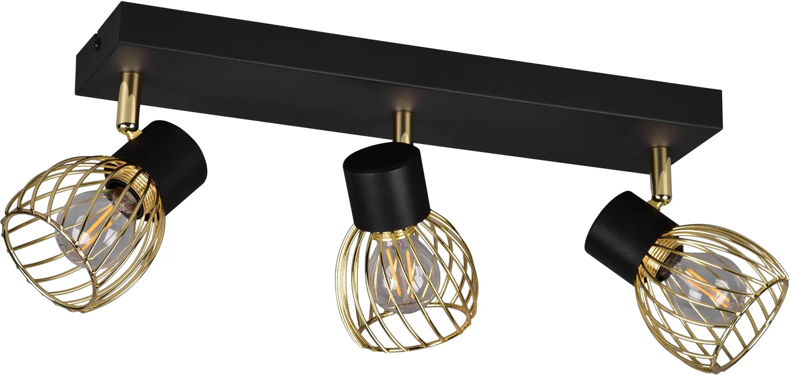 KOHTVALGUSTI TRIO ARDON 4X10W E14 MUST/VASK