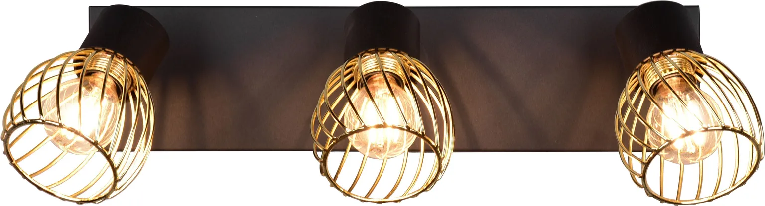 KOHTVALGUSTI TRIO ARDON 4X10W E14 MUST/VASK