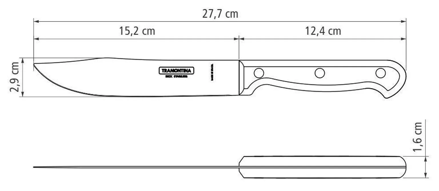 KÖÖGINUGA TRAMONTINA ULTRACORTE 15,2CM (6")