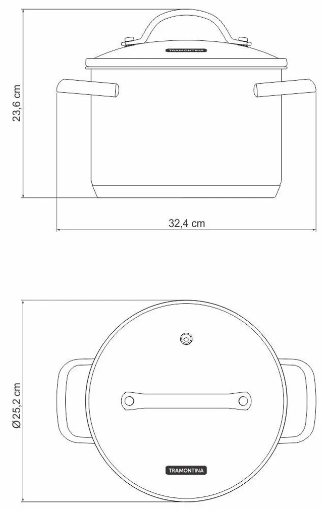 PULJONGIPOTT TRAMONTINA UNA 24CM