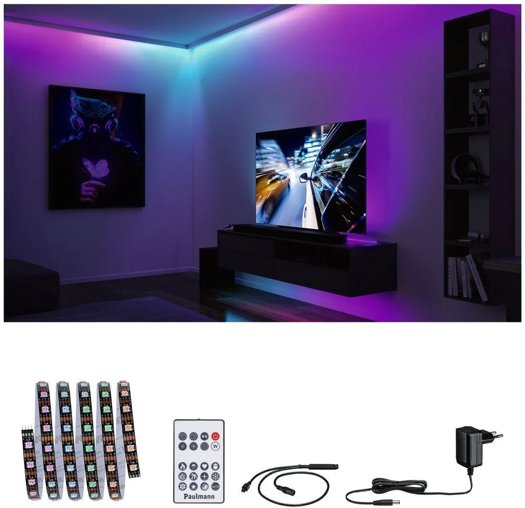 RIBAVALGUSTI PAULMANN DYNAMIC 1,5M 3W RGB+