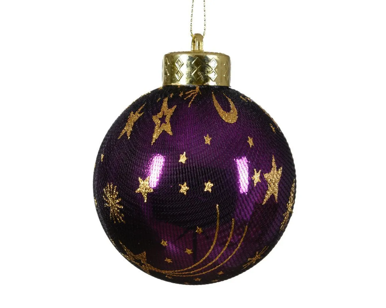 KUUSEEHE DECORIS PURUNEMISKINDEL KUU JA TÄHED 8CM