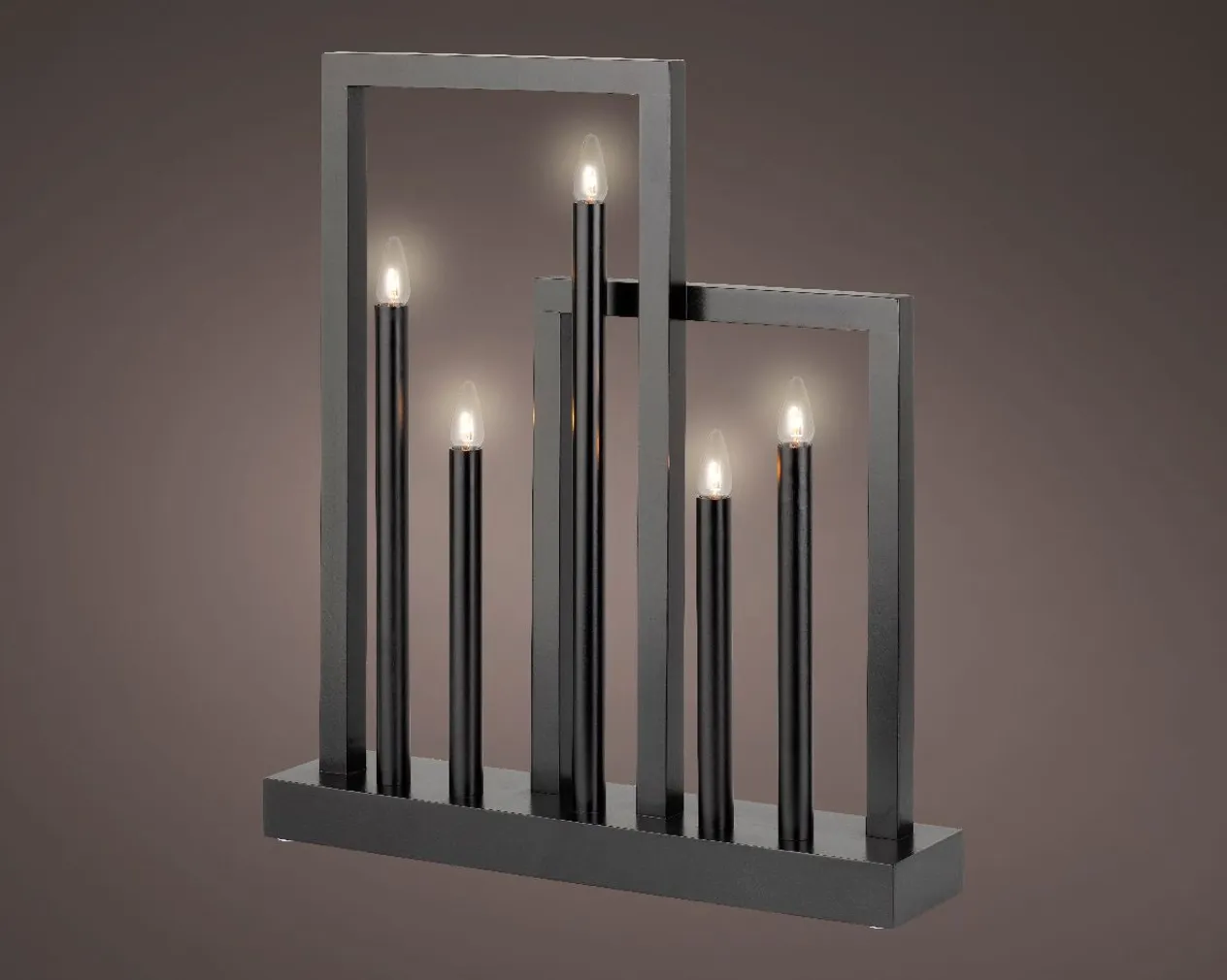 AKNAKAUNISTUS LUMINEO LED TULEGA 7,5X36X40,5CM, MUST