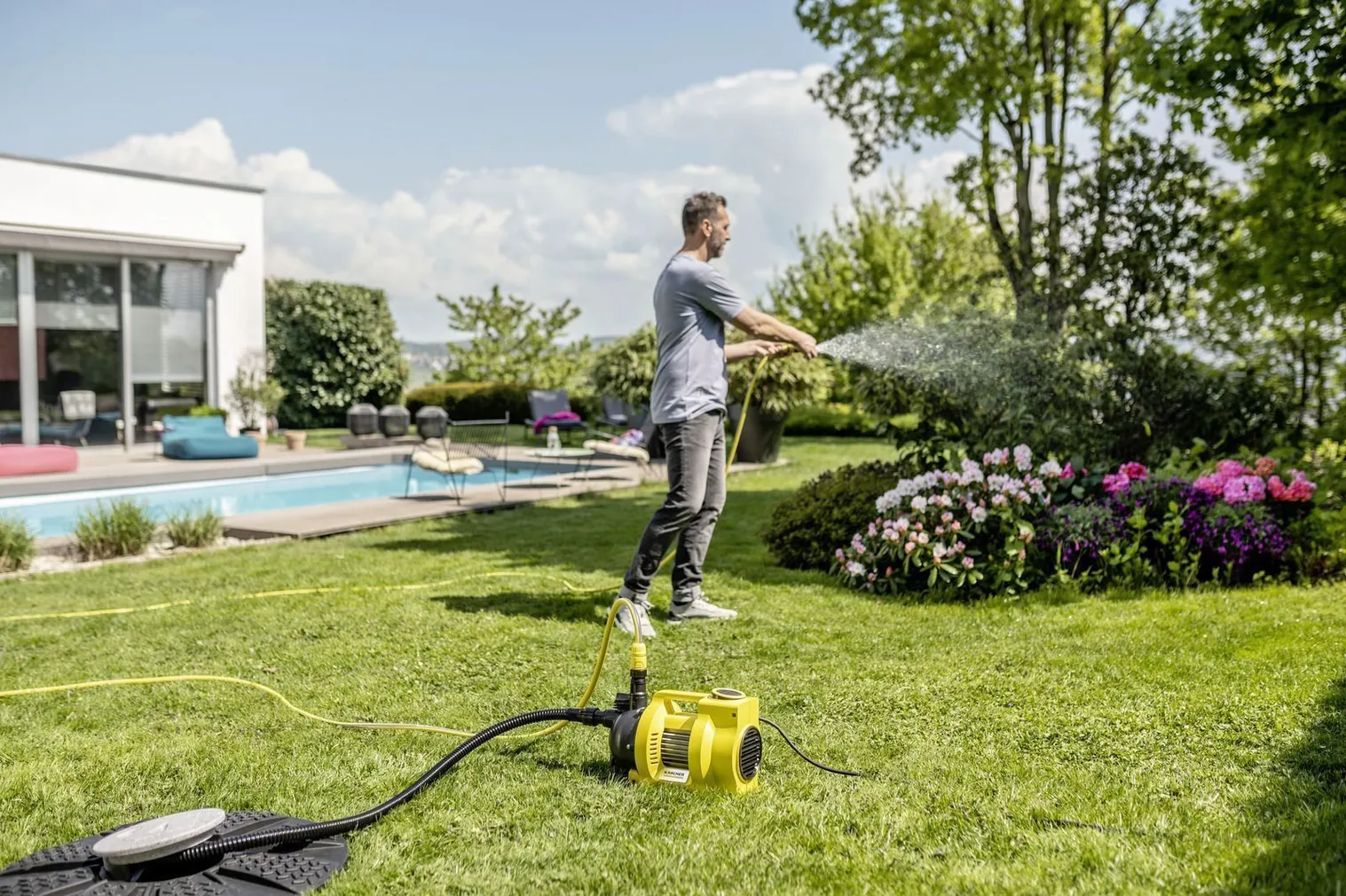 KASTMISPUMP KÄRCHER BP 4.500 GARDEN 550W 4500L/H 8/36M