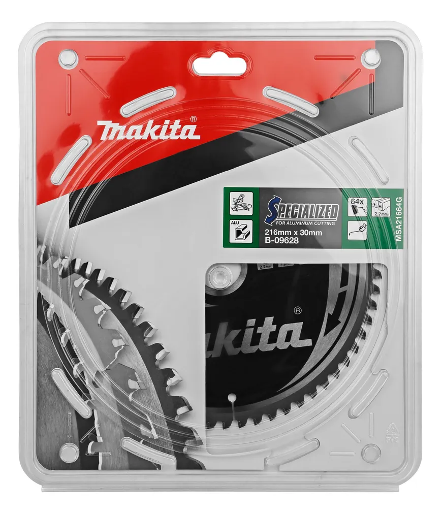 SAEKETAS METALLILE MAKITA 216X2.2X30MM -5° T64 SPECIALIZED