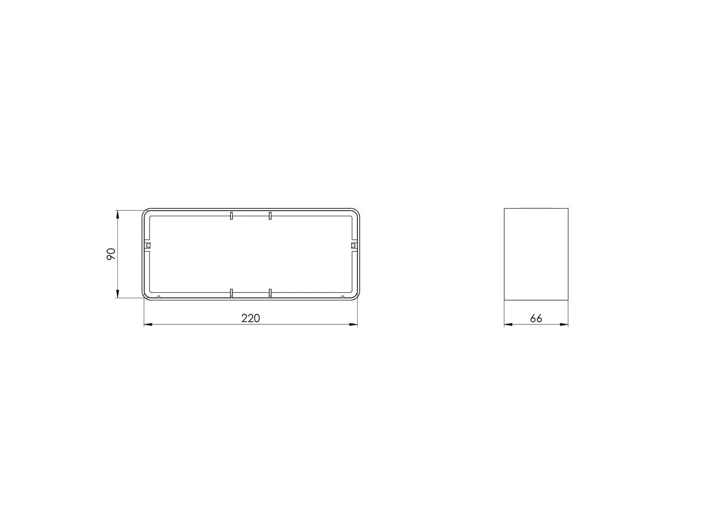 ÜHENDUS EUROPLAST PLAST 220X90MM KS29