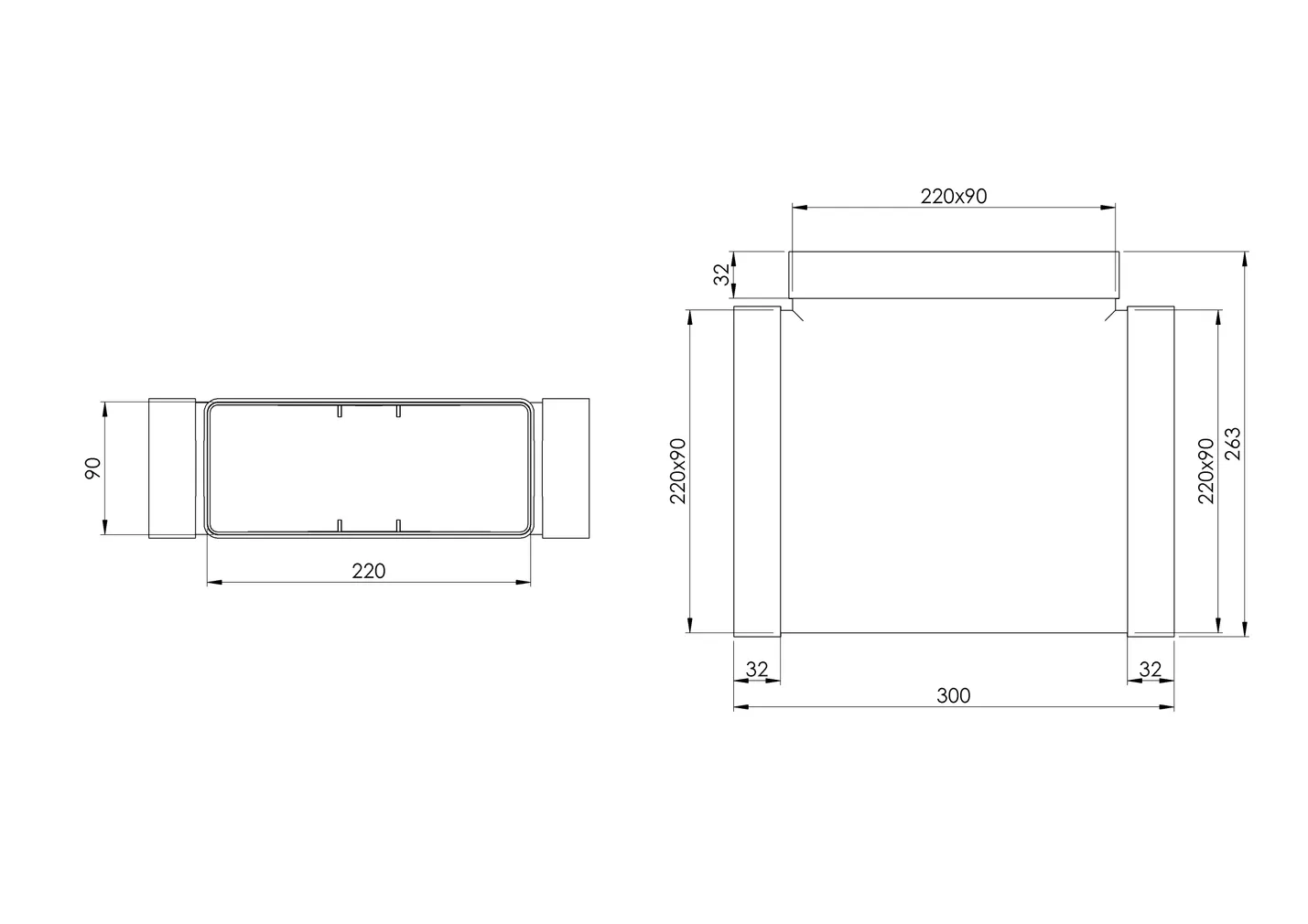 KOLMIK EUROPLAST PLAST 220X90MM KT29