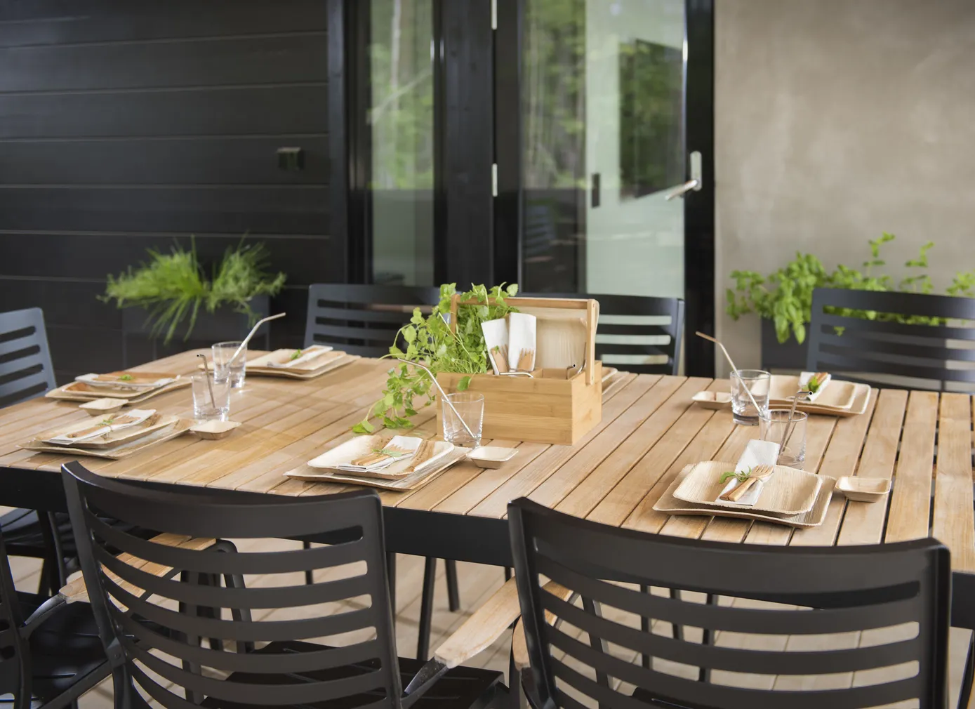 TALDRIK MAKU BAMBUSEST 20X20CM, 10TK