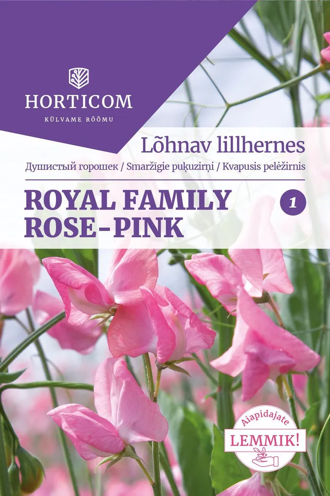 SEEMNED HORTICOM LÕHNAV LILLHERNES ROYAL FAMILY ROSE-PINK 5G