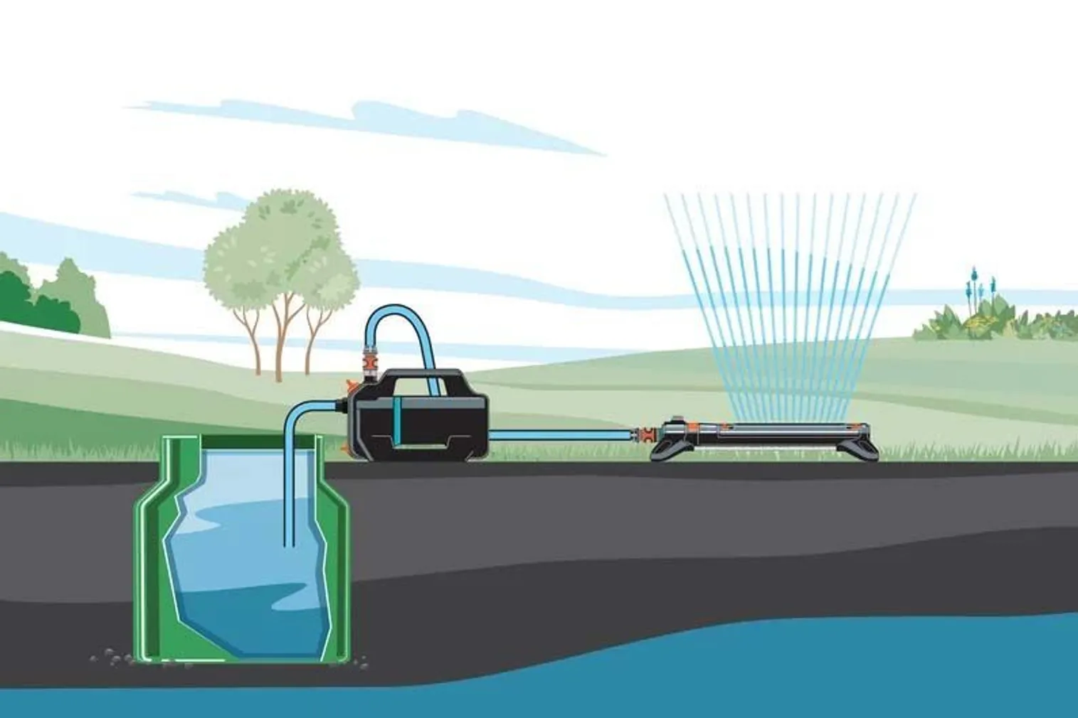 AIAPUMP 4200 SILENT 600W, 39M/3,9BAR, 4200L/H 