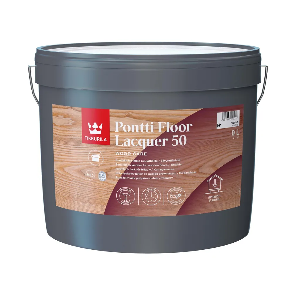 PÕRANDALAKK TIKKURILA PONTTI FLOOR LACQUER 50 EP 9L