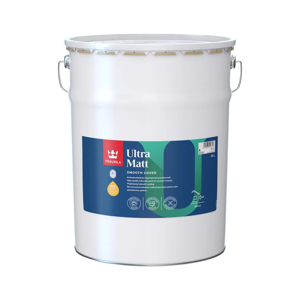FASAADIVÄRV TIKKURILA ULTRA MATT HOUSE PAINT A VALGE 18L
