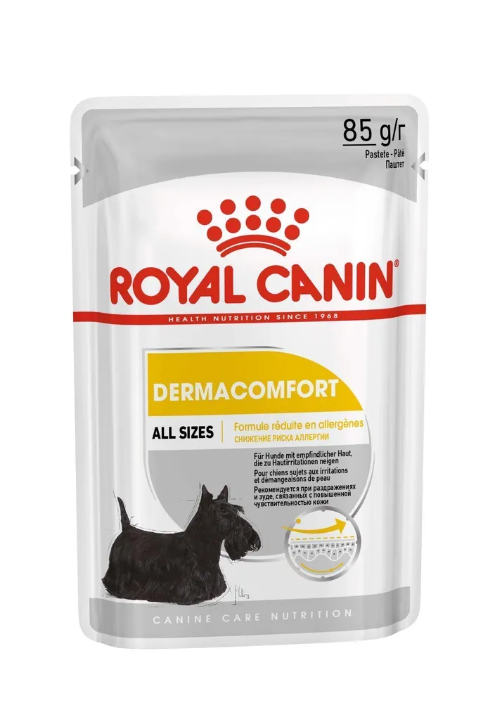 MÄRGTOIT ROYAL CANIN KOERALE DERMACOMFORT LOAF 12X85G
