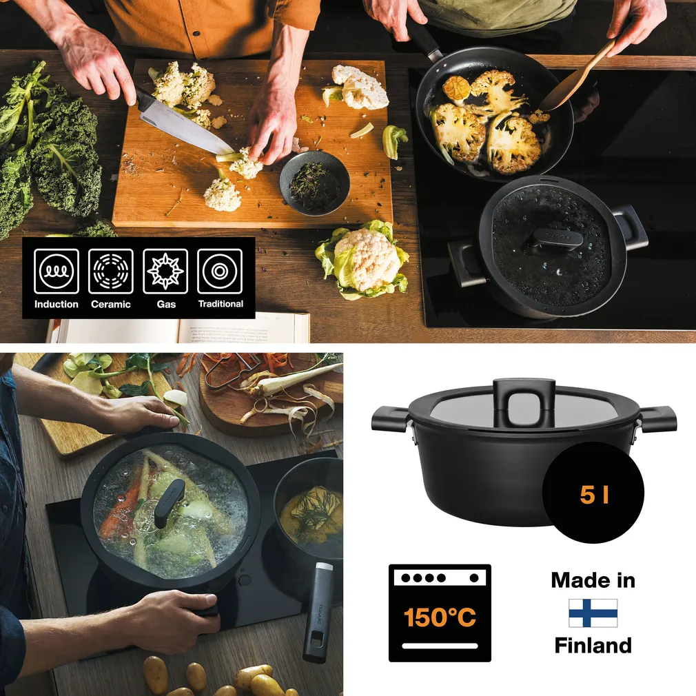 KASTRUL FISKARS HARD FACE 5L