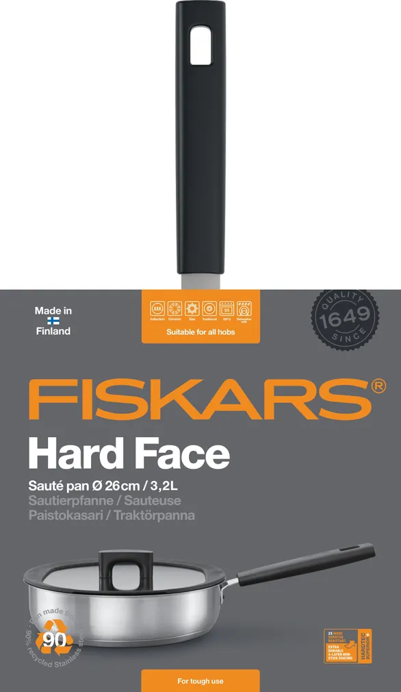 HAUDEPANN TERAS FISKARS HARD FACE 26CM