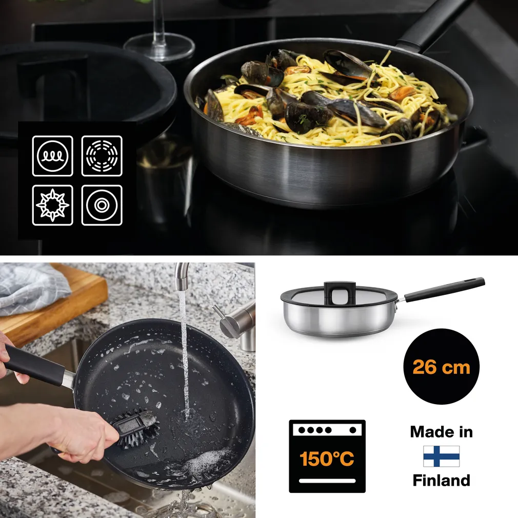 HAUDEPANN TERAS FISKARS HARD FACE 26CM