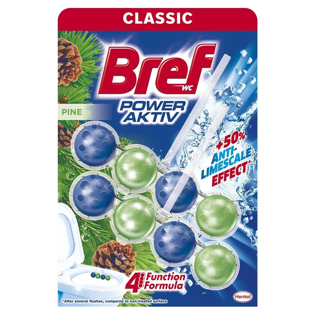 WC VÄRSKENDAJA BREF POWER AKTIV PINE 2X50G