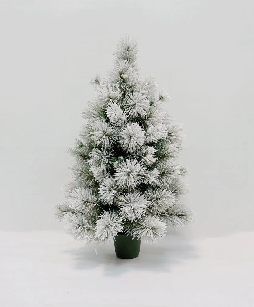 KUNSTKUUSK ELEGANT GREEN HILL, 90CM, PLASTPOTIS, LUMINE