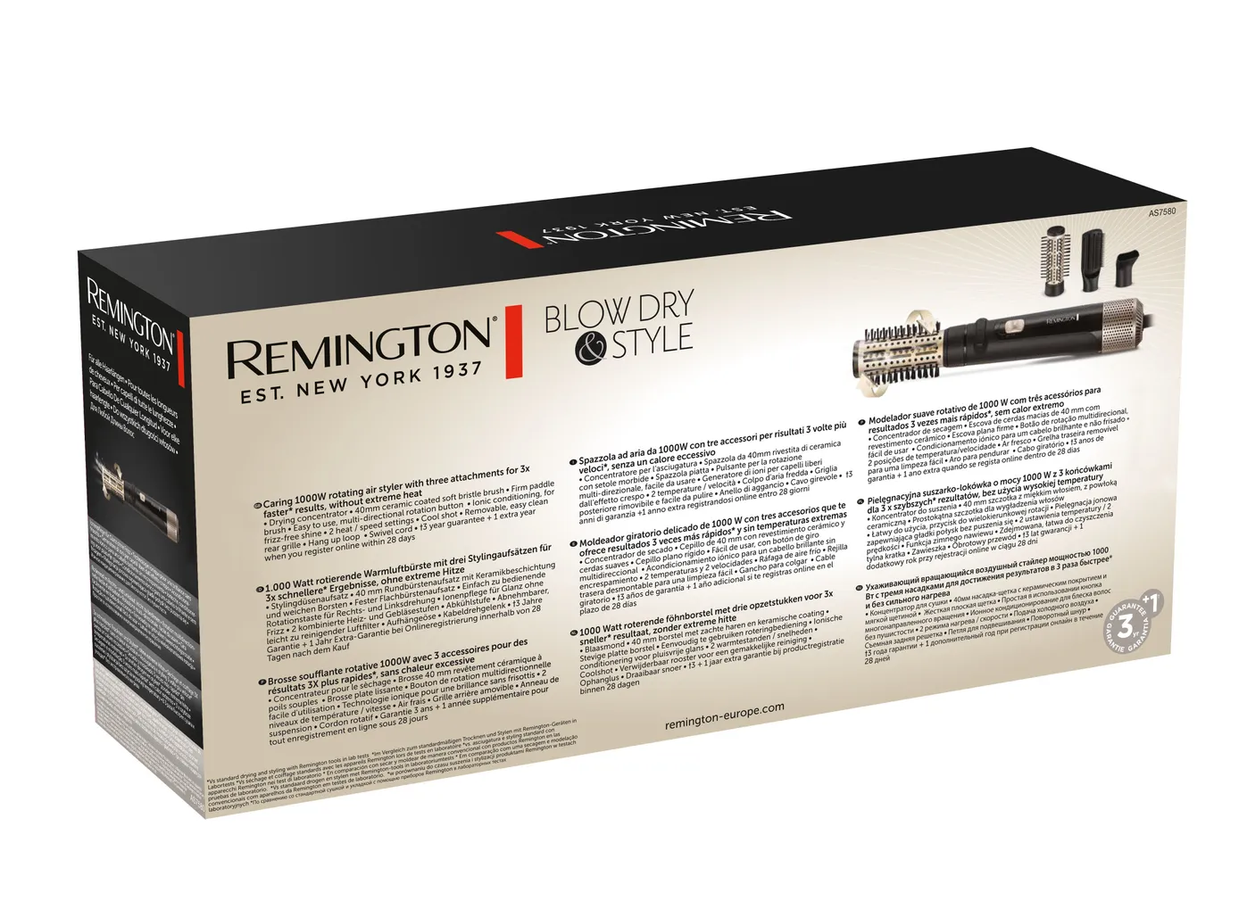 FÖÖN-KOOLUTAJA REMINGTON AS7700 BLOW DRY & STYLE 1200W