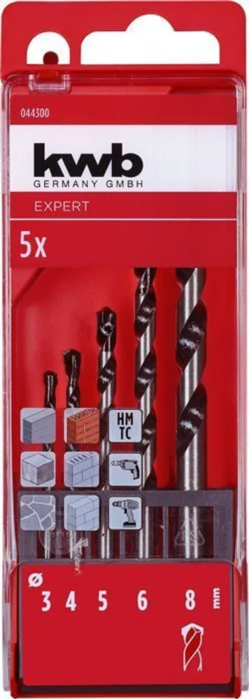 BETOONI KIVIPUURIDE KOMPLEKT KWB 3-8MM 5-OSALINE