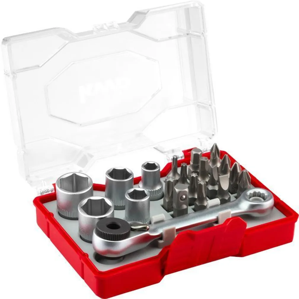 OTSAKUTE JA PADRUNVÕTMETE KOMPLEKT KWB 20-OSALINE