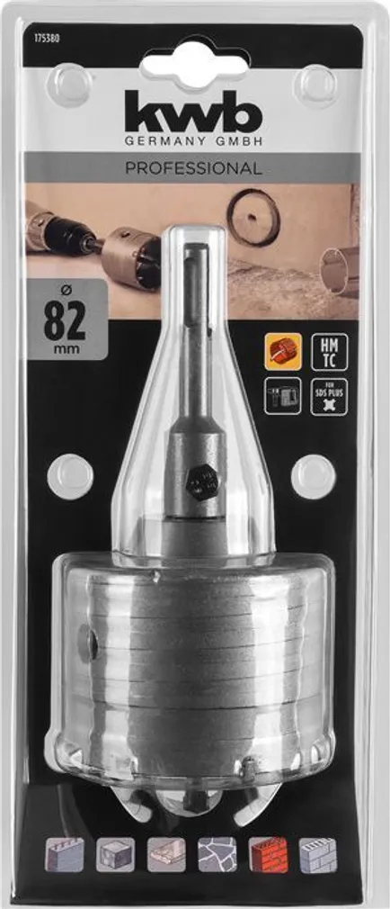 AUGUSAAG KWB KARBIIDTERADEGA 80MM