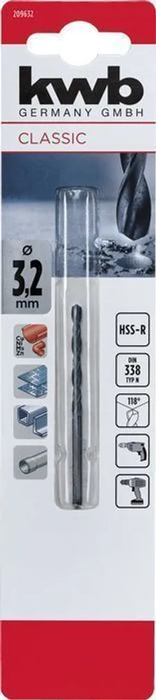 KEERDPUUR KWB HSS 3,2MM