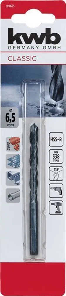 KEERDPUUR KWB HSS 6,5MM