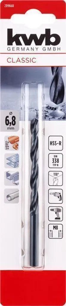 KEERDPUUR KWB HSS 6,8MM