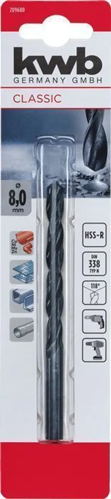 KEERDPUUR KWB HSS 8,0MM