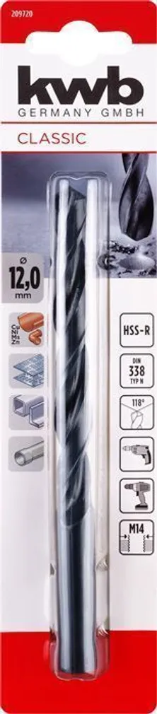 KEERDPUUR KWB HSS 12,0MM