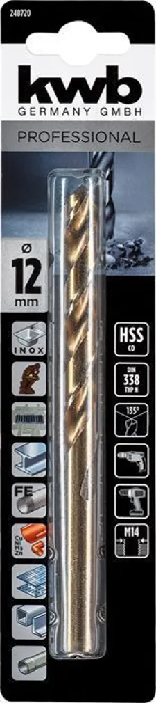 PUUR KWB HSS-CO 12,0MM
