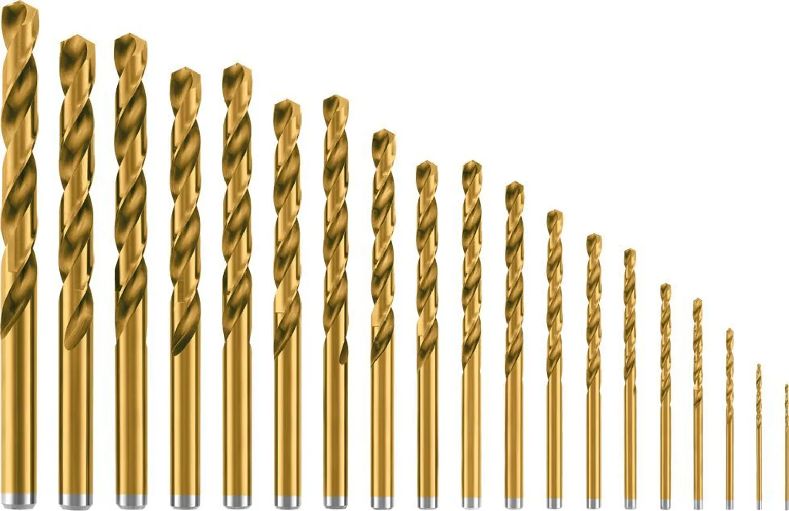 PUURIDE KOMPLEKT KWB HSS-TiN 19-OSALINE