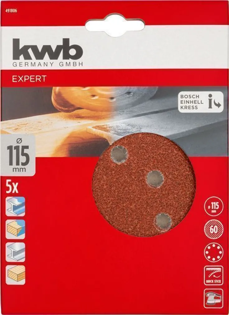 LIHVKETAS KWB TAKJAKINNISEGA 115/ 60