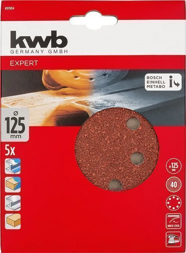 LIHVKETAS KWB TAKJAKINNISEGA 125/ 40