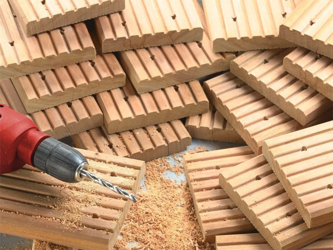 PUIDUTÖÖPUURIDE KOMPLEKT KWB FCE 5-OSALINE