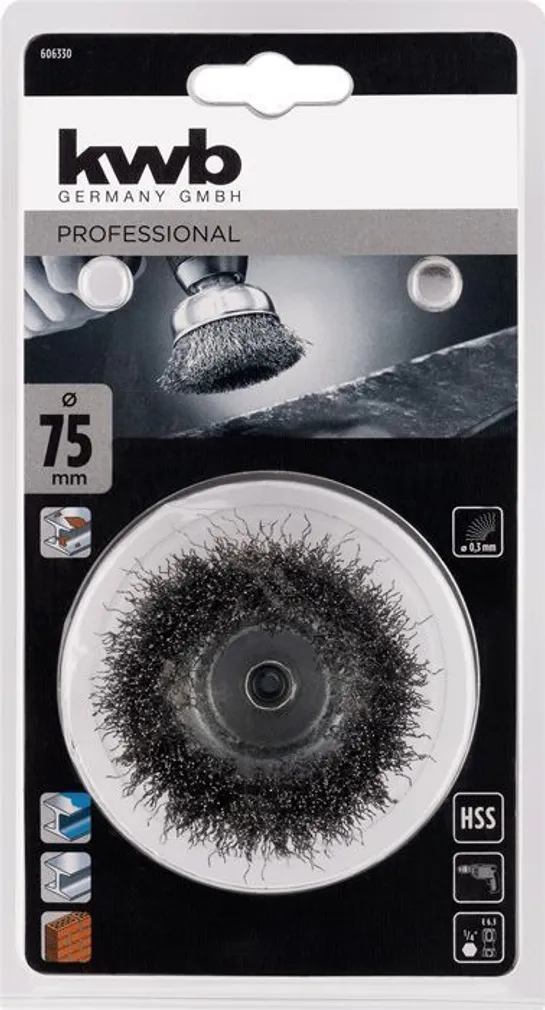 TRAATKAUSSHARI KWB 75, JÄMEDAKIULINE