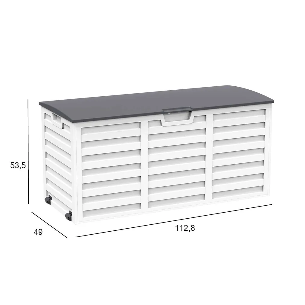 SÄILITUSKAST ALISA 112,8X49X53,5CM VALGE