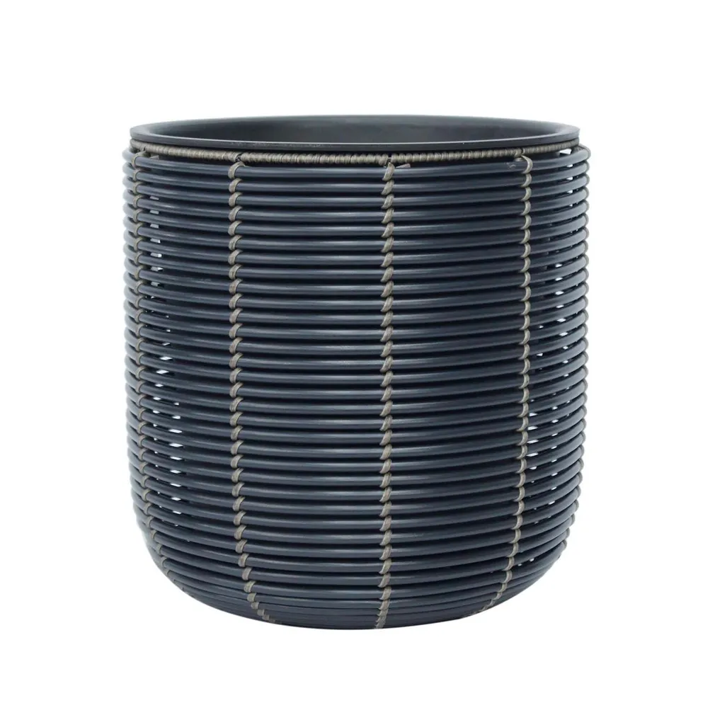 LILLEPOTT WICKER D35XH36CM MUST/PRUUN