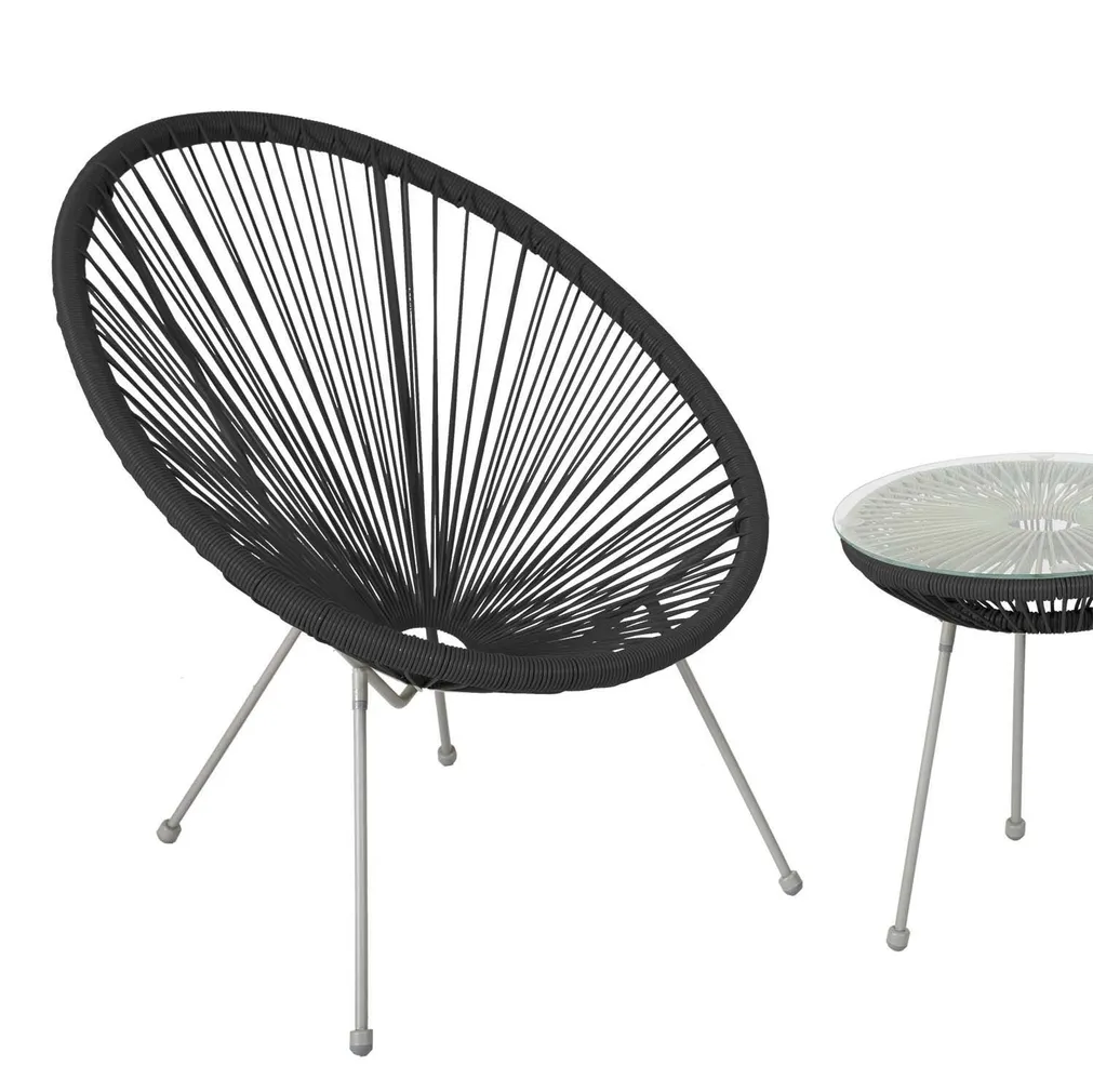 RÕDUKOMPLEKT COMO, LAUD, 2 TOOLI MUST