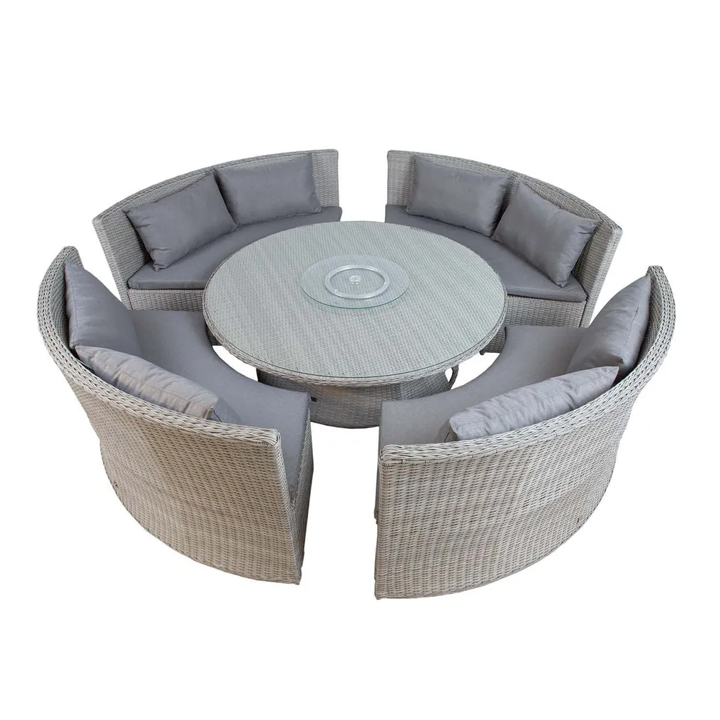 AIAMÖÖBLIKOMPLEKT ASCOT, LAUD JA 4 PINKI