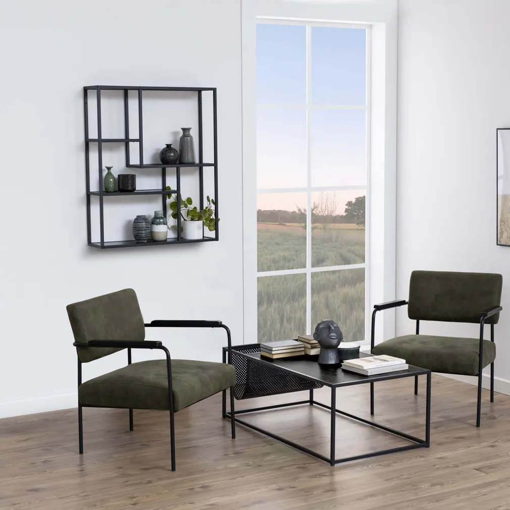 SEINARIIUL SEAFORD 75X20XH91CM MUST