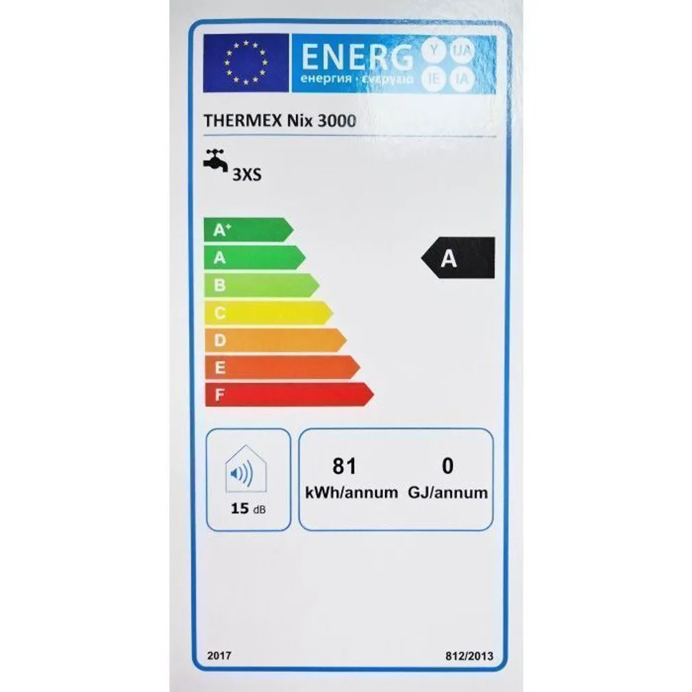 KIIRSOOJENDIGA SEGISTI THERMEX NIX 3000