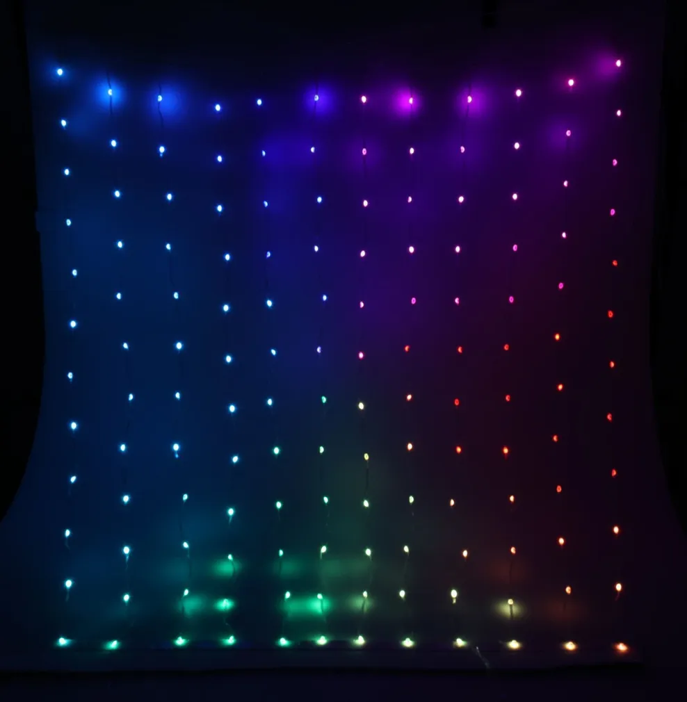 JÕULUTULED 400 LED-KARDIN 200X200CM