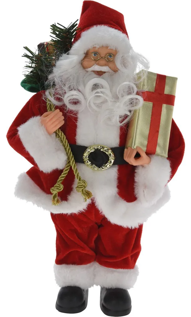 JÕULUVANA KINGITUSEGA SEISEV 20X10X30CM PUNANE