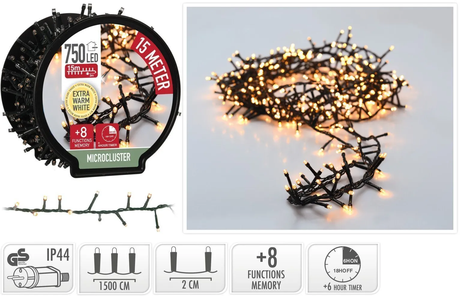 LED-TULED PULDIGA 15M 750L SOE VALGE