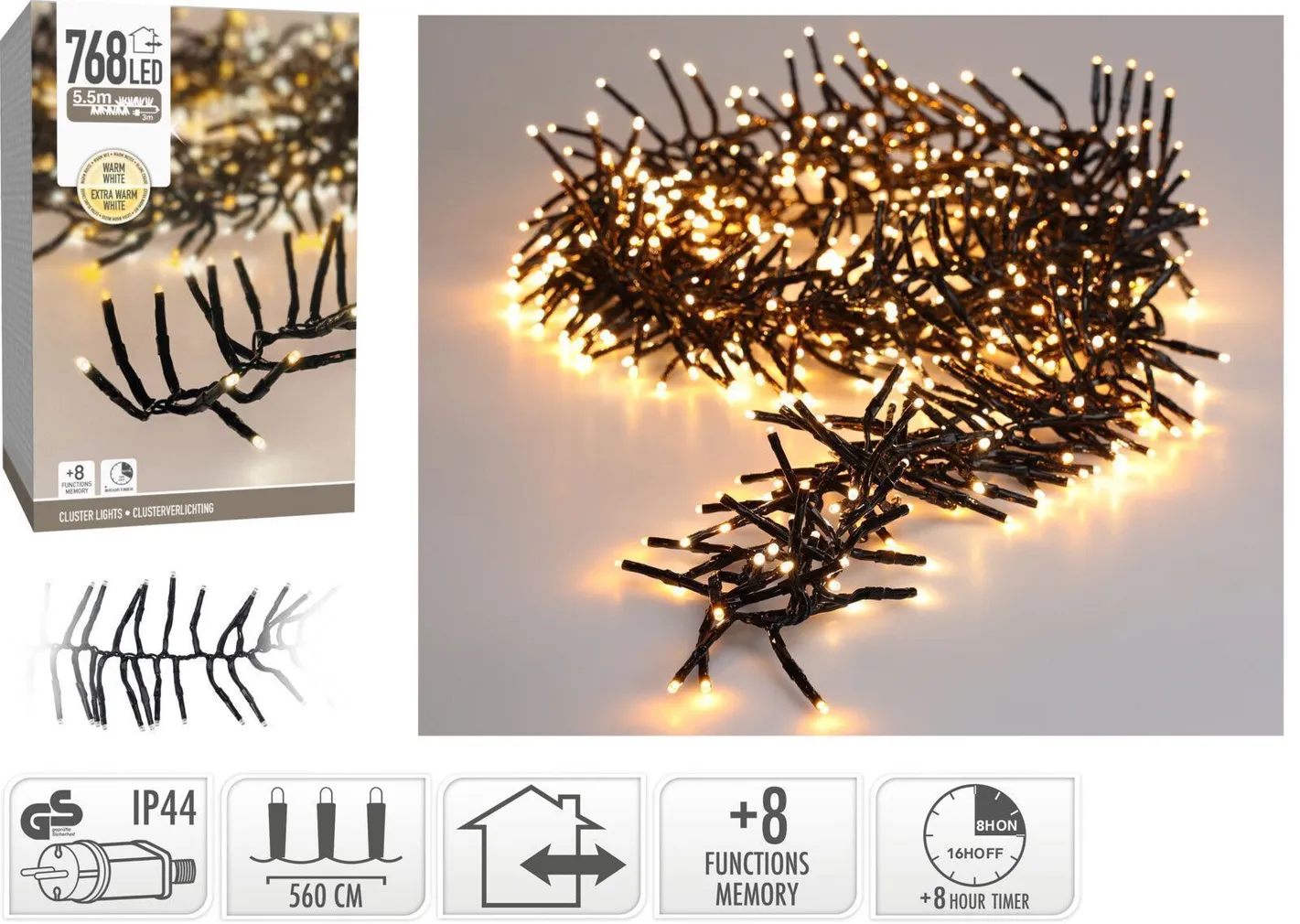 LED-TULED PULDIGA 3M 768L SOE VALGE