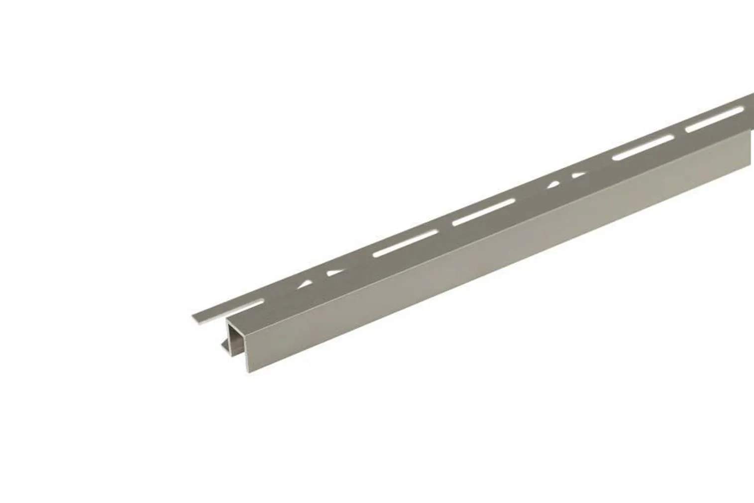 PLAADILIIST CEZAR P-PROFIIL ALUMIINIUM 9X8X2500MM ANOD. MATT TITAAN