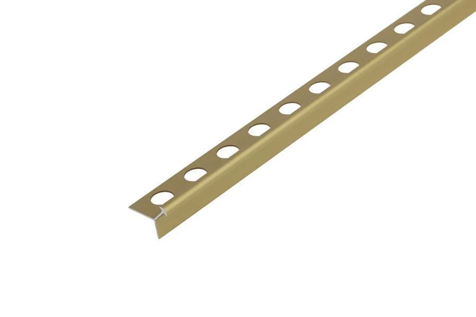 PLAADILIIST CEZAR KITSAS ALUMIINIUM 8X8X2500MM ANODEERITUD MATT KULDNE