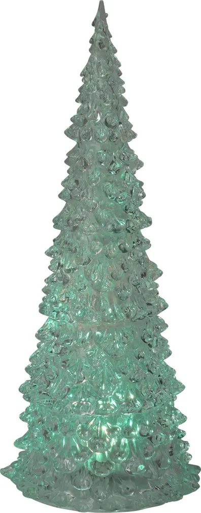 JÕULUKAUNISTUS JÕULUPUU 11X11X27CM LED VÄRVIMUUTEV